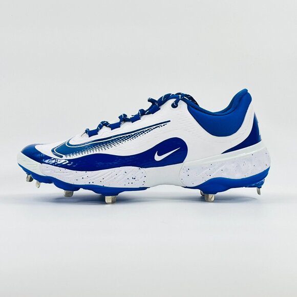 Nike Alpha Huarache Elite 4 Low \'White Royal Blue\' FD2745-108 Baseball size 13 main image 7